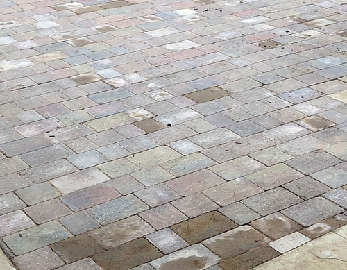 A Blockwork driveway.